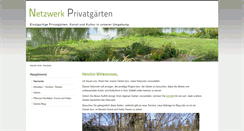 Desktop Screenshot of netzwerk-privatgaerten.de