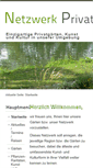 Mobile Screenshot of netzwerk-privatgaerten.de