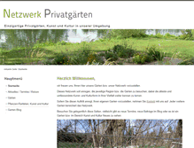 Tablet Screenshot of netzwerk-privatgaerten.de